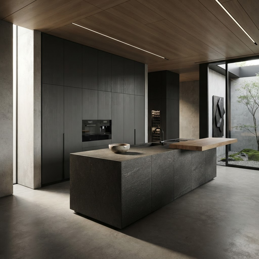 Minimalistische Premium-Küchenarchitektur